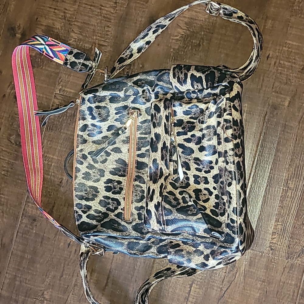 Leopard purse/backpack